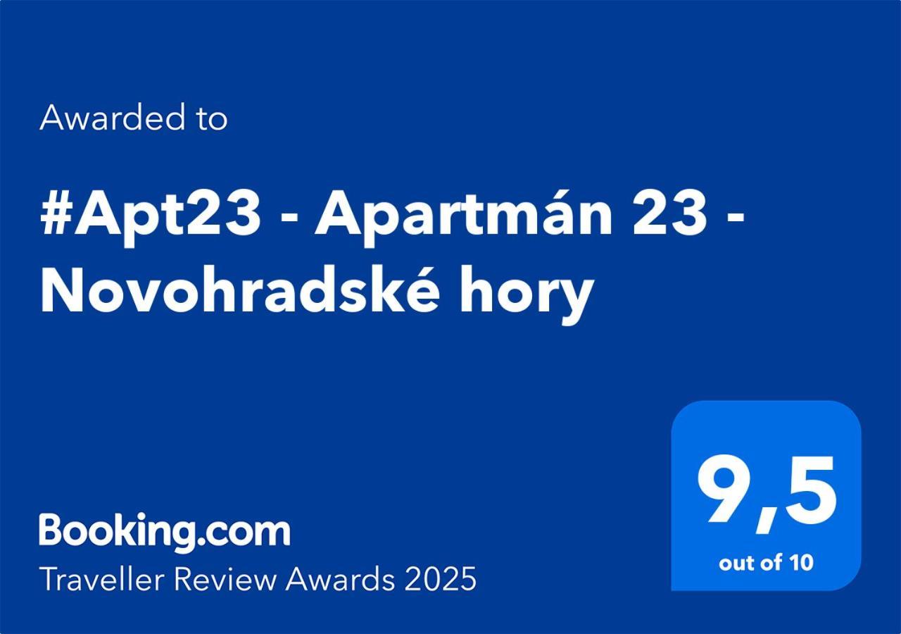 #Apt23 - Apartman 23 - Novohradske Hory Benesov nad Cernou Extérieur photo